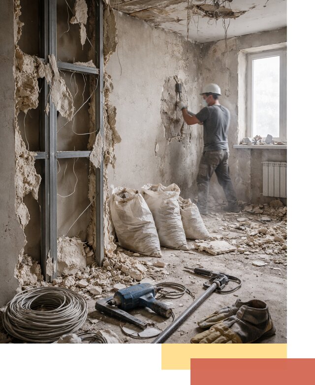 Профессиональный демонтаж зданий и конструкций в Топках