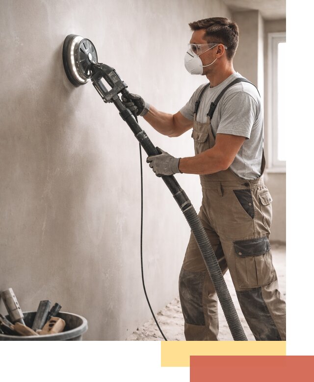 Профессиональная шлифовка стен в Топках быстро и качественно