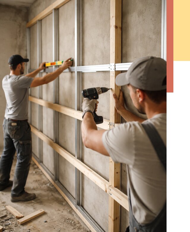 Устройство обрешетки под панели в Топках от 2128 руб. — монтаж под ключ | ОТДЕЛОЧНИК-Тпк