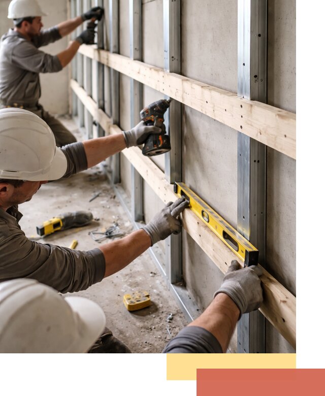 Устройство обрешетки под панели в Топках