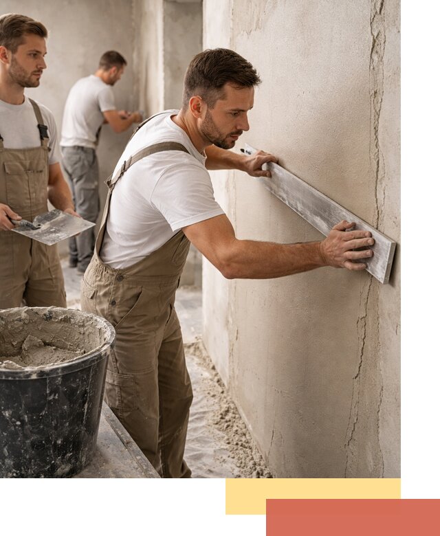 Штукатурка стен без маяков в Топках быстро и качественно