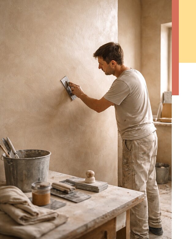 Марокканская штукатурка таделакт в Топках под ключ от 4256 руб. | ОТДЕЛОЧНИК-Тпк