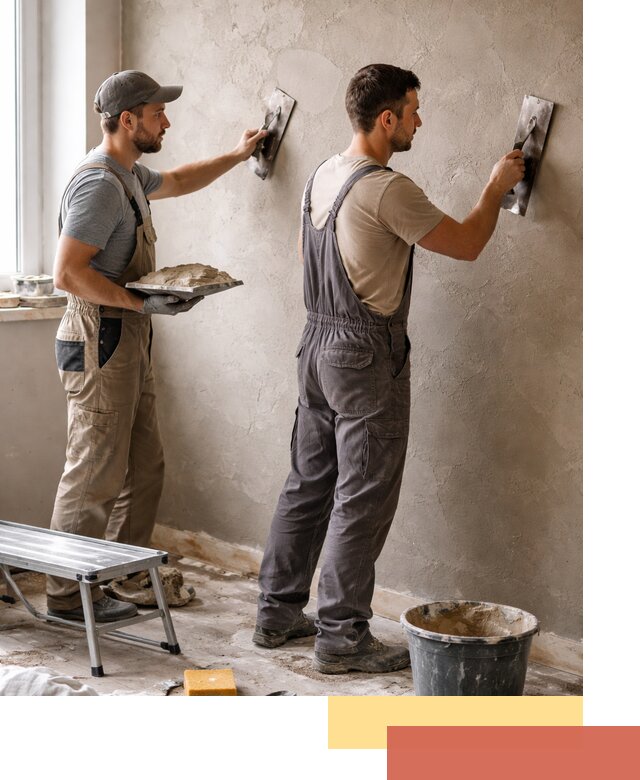 Ремонт декоративной штукатурки и восстановление фактуры в Топках