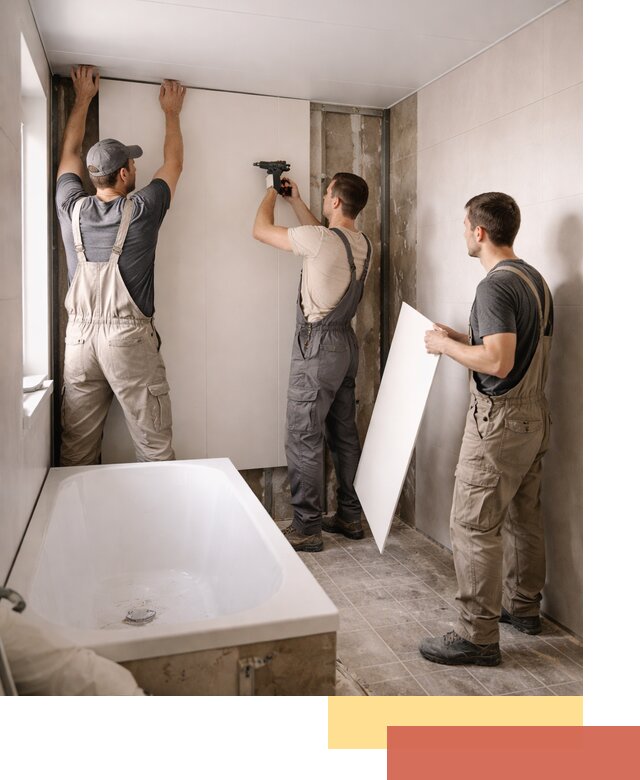 Отделка ванной панели ПВХ профессионально в Топках