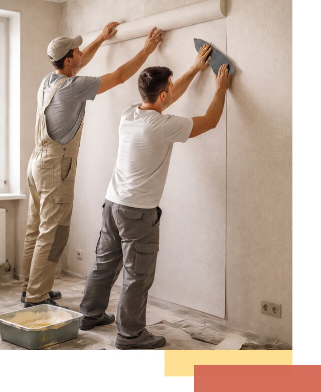 Поклейка виниловых обоев в Топках профессионально и качественно