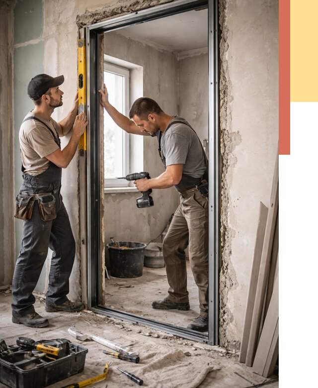 Закладка дверного проема в Топках от 3547 руб. — быстро и недорого | ОТДЕЛОЧНИК-Тпк