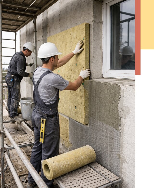 Утепление стен в Топках от 4357 руб. под ключ — быстро и недорого | ОТДЕЛОЧНИК-Тпк