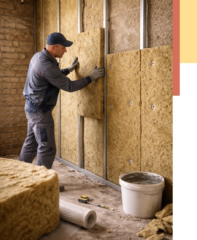 Утепление стен минватой в Топках от 1368 руб./м2 — недорого и быстро | ОТДЕЛОЧНИК-Тпк