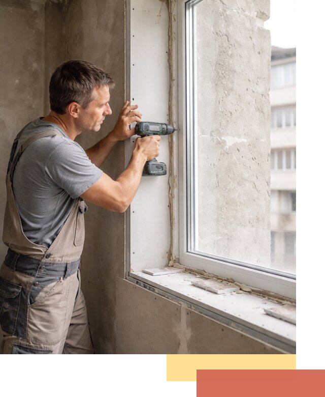 Монтаж гипсокартонных откосов в Топках под ключ