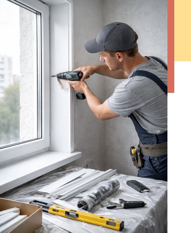 Установка пластиковых откосов в Топках от 2280 руб. | ОТДЕЛОЧНИК-Тпк монтаж, быстро и недорого