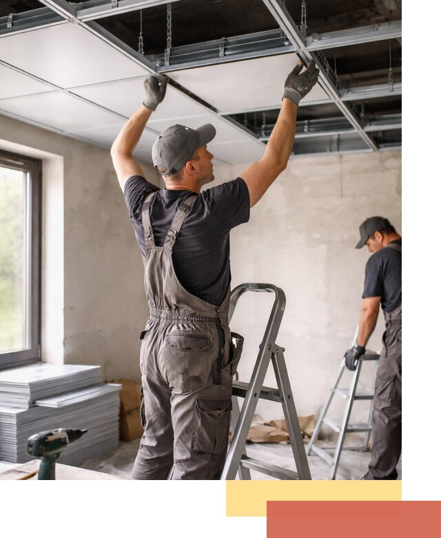 Монтаж кассетного потолка в Топках качественно и быстро