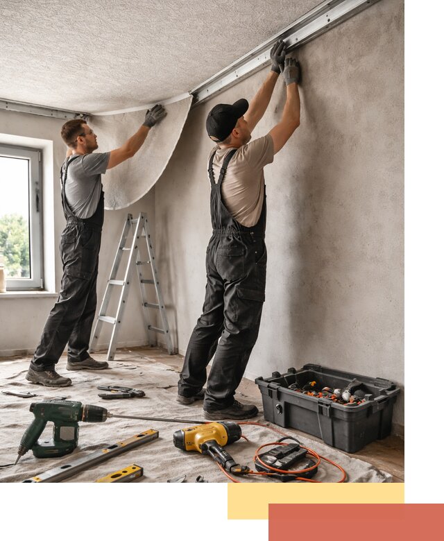 Монтаж фактурного натяжного потолка в Топках качественно и быстро