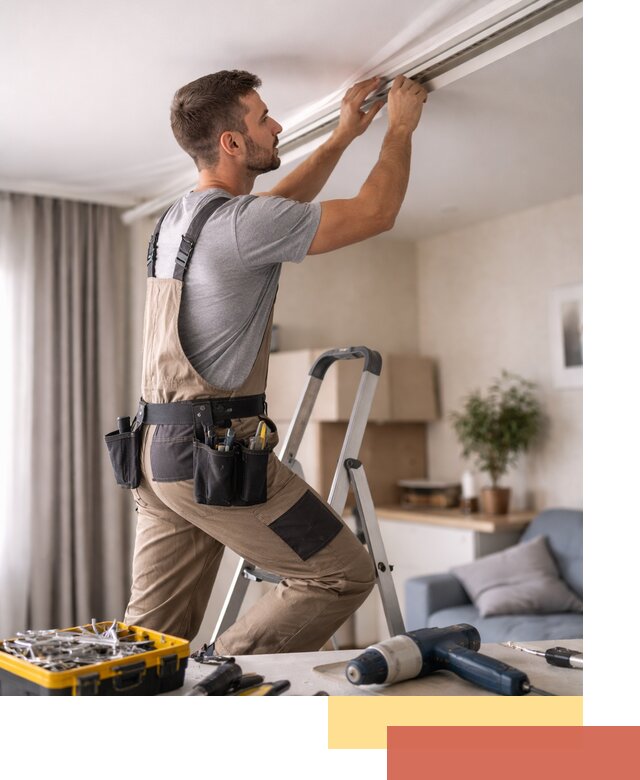 Ремонт натяжных потолков в Топках — качественно и оперативно