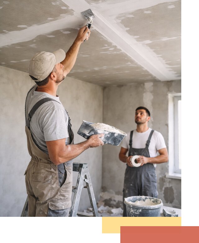 Обработка швов потолка ГКЛ в Топках: качественная заделка и шпатлевка