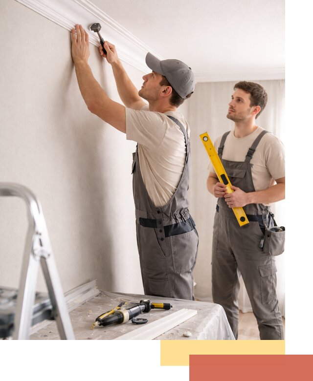 Монтаж потолочного плинтуса в Топках качественно и быстро