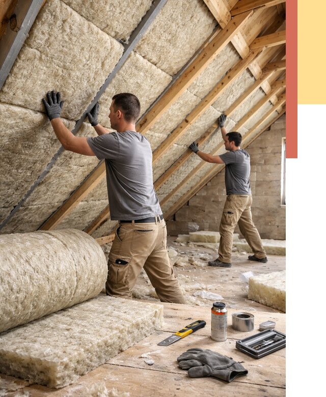 Утепление потолка минватой в Топках от 1469 руб. — быстро и недорого | ОТДЕЛОЧНИК-Тпк